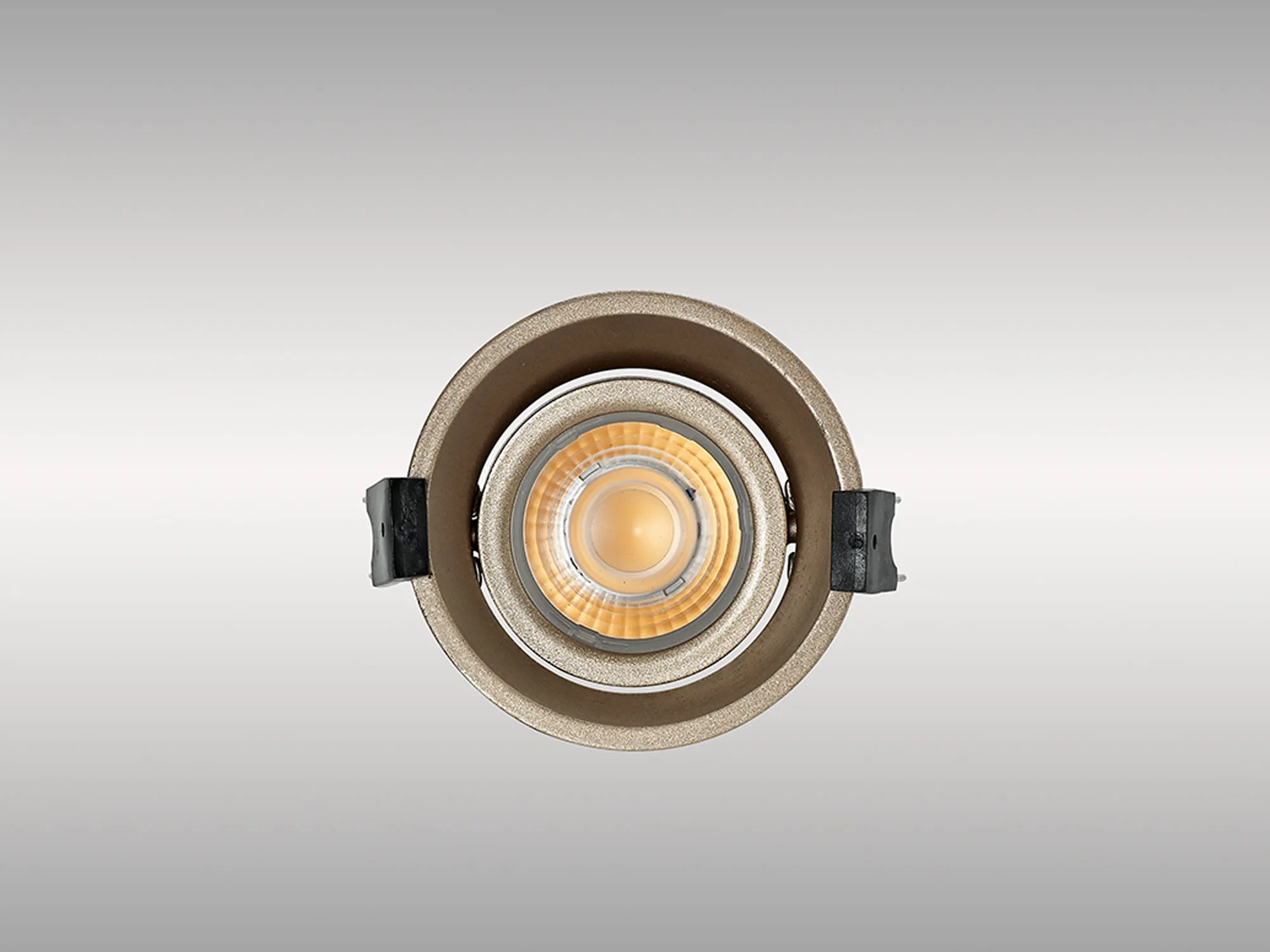 Bania A 9 Powered by Tridonic  9W 2700K 770lm 24° CRI>90 LED Engine, 250mA Gold Adjustable Recessed Spotlight, IP20 DM201676  Dlux Bania A 9